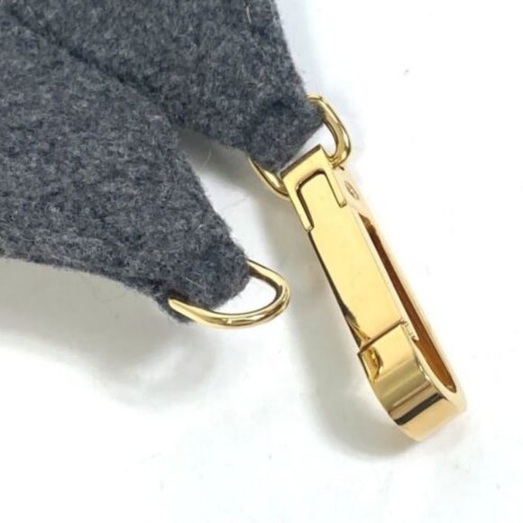 UNUSED FENDI 8C0627 belt felt gray - Picture 4 of 9